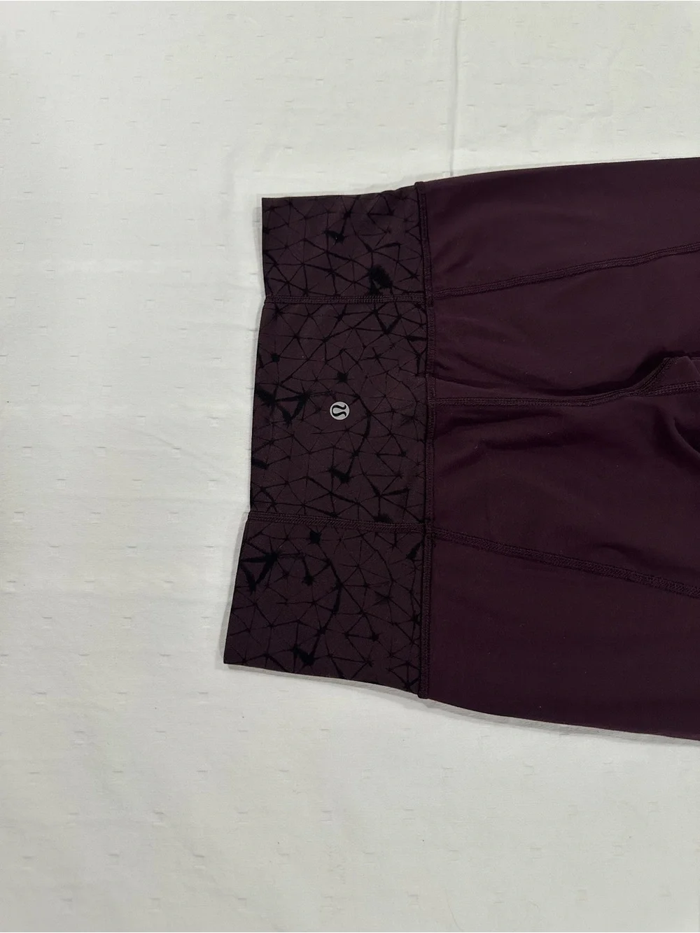 Lululemon Groove Pant II Roll Down Flare Yoga Pants Black Cherry Size 6 39